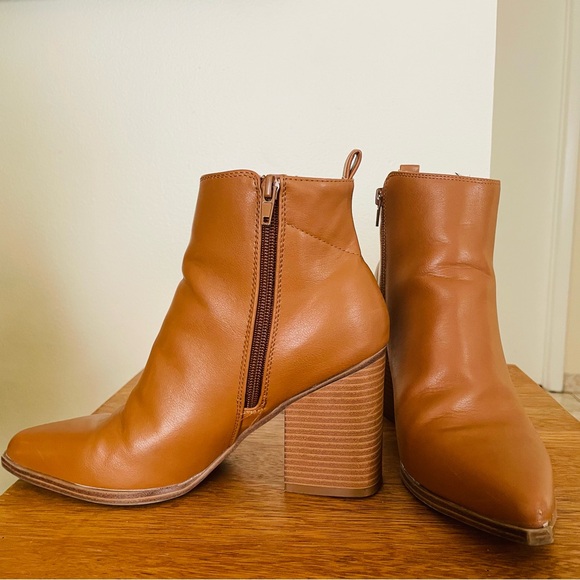 Indigo Caramel Ankle Booties - Picture 7 of 14